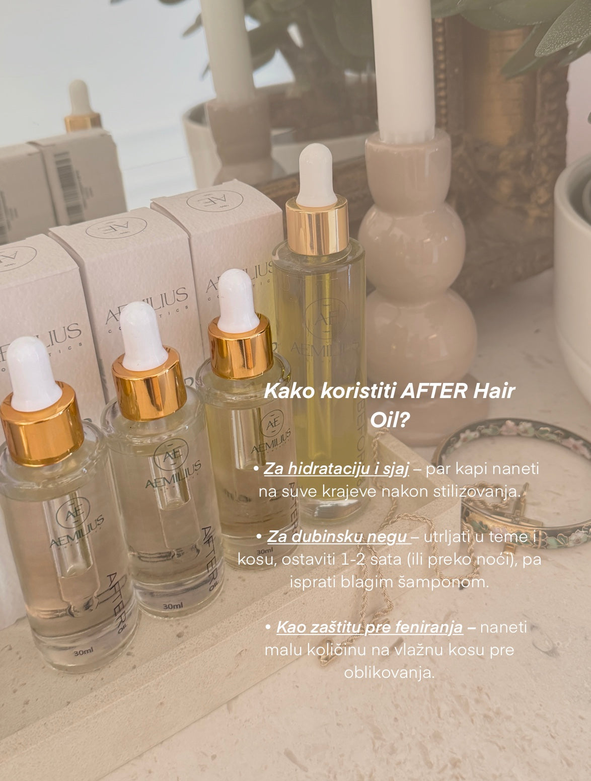 AFTER Hair oil